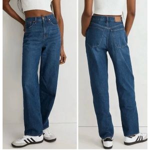 Madewell Baggy Straight Jeans